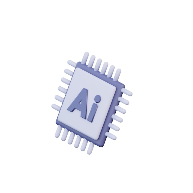 3D Artificial Intellegence Illustration