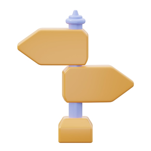 3D Direction Illustration
