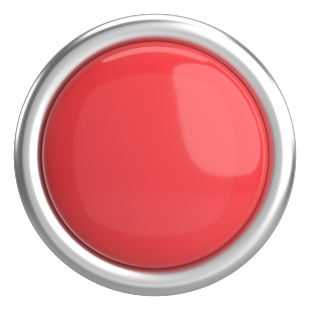 3D unchecked checkbox Empty checkbox 3D illustration