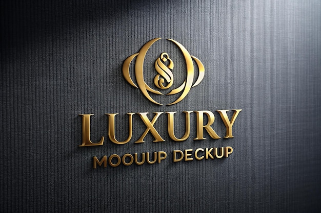 a black and gold sign that says luxury
