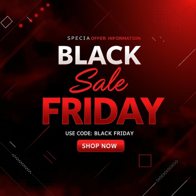 a black friday sale poster with the words black friday sale on it