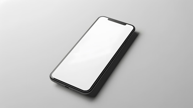 a black iphone with a white screen that says  iphone