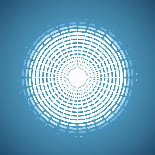 a circular design with a white circular design in the center