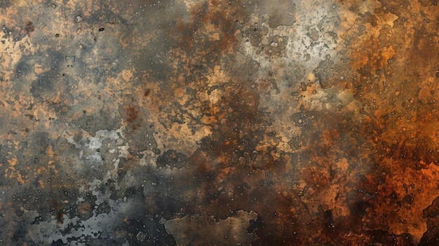 a close up of a rusty surface with a dark background