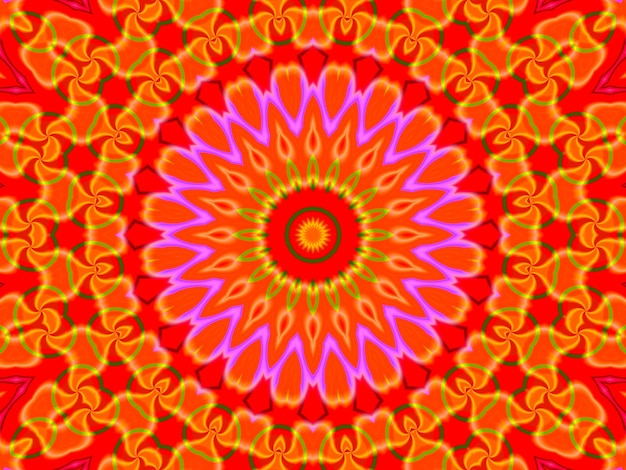 a colorful abstract design in the form of a flower