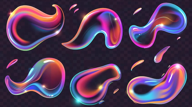 a colorful series of circles with the word  g  on the bottom