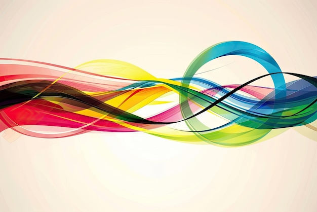 a colorful wave with the words quot the word quot on it