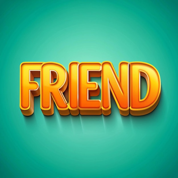 a green background with a picture of a friend and a green background with the words friend