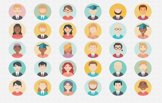 a group of people with faces and faces with one that says  s the best