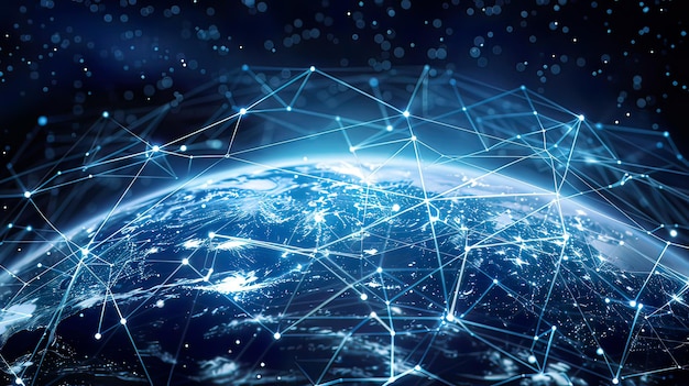 a network of connections between earth and the earth