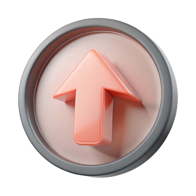 a red arrow pointing to the right with a white background