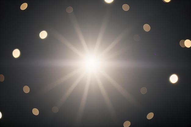 a sun shining through a dark sky with the sun shining through it