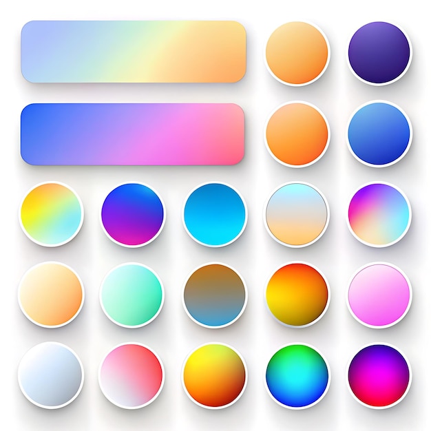 a white background with a rainbow colored box in the middle