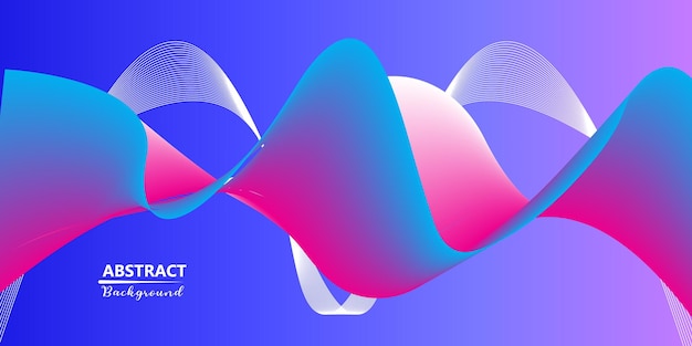 abstract background line and wave