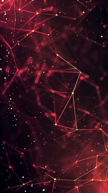 Abstract Background with Connecting Dots and Lines
