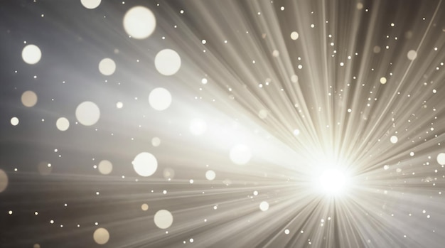 Abstract Background with Light Rays and Bokeh