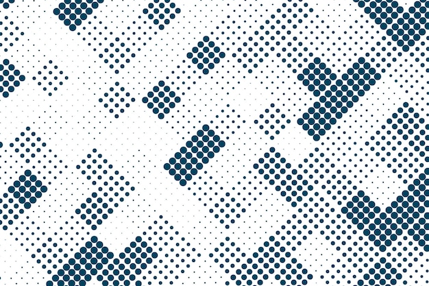 Abstract Blue Dot Pattern