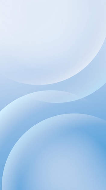 Abstract blue gradient spheres mobile wallpaper