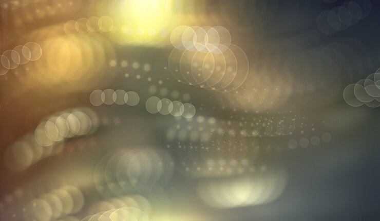 Fotoğraf abstract bright background with shining golden bokeh effect