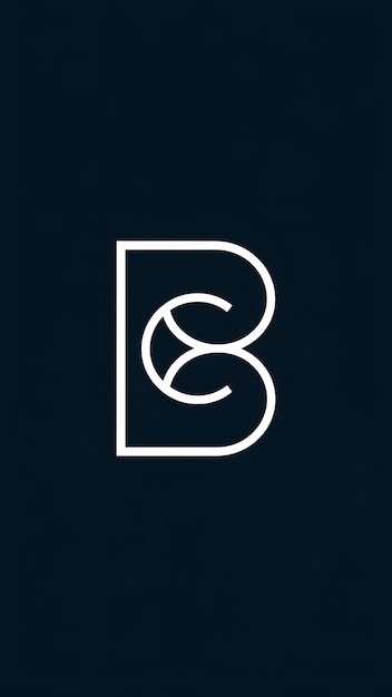 Abstract creative web icon company B sign letter logo vector des