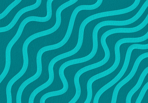 abstract cyan wavy line background