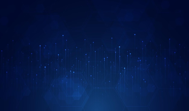 Abstract dot white blue pattern gradient texture technology background