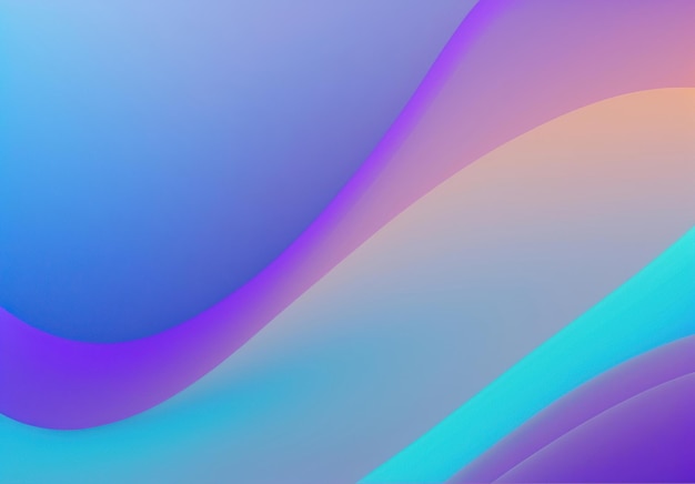 abstract fluid iridescent holographic curved wave in motion colorful 3d render gradient design background