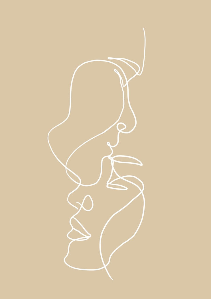 Fotoğraf abstract midcentury art illustration