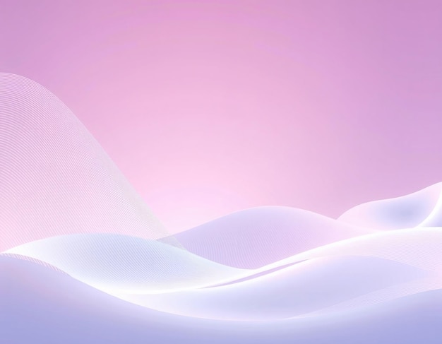 Abstract purple and white background with wavy lines