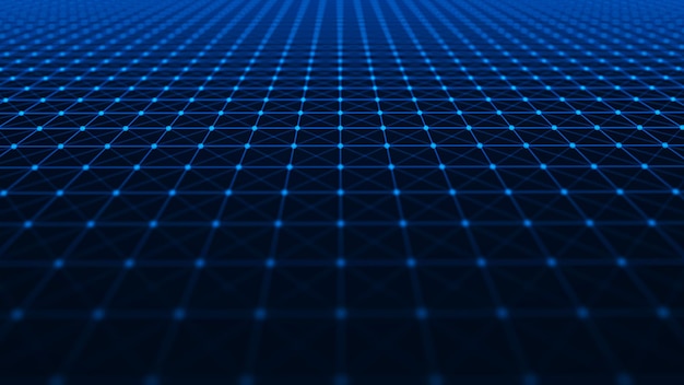 abstract technology background futuristic perspective background big data visualization 3d rendering