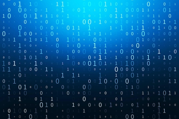 Abstract technology blue background network connection digital background