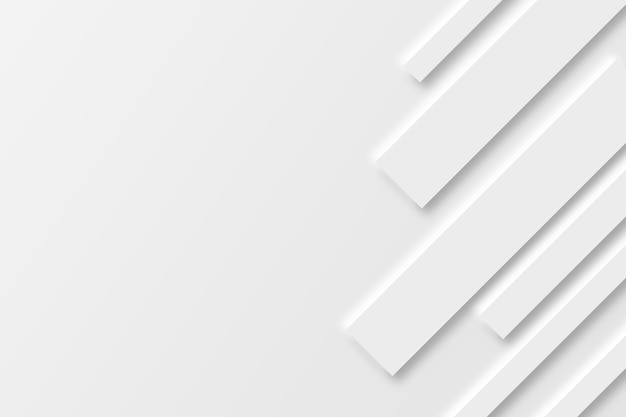 Abstract White Geometric Design Background