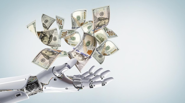 ai robot and money