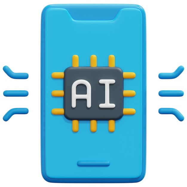 app 3d render icon illustration