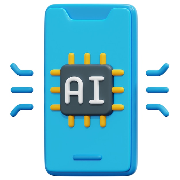 app 3d render icon illustration