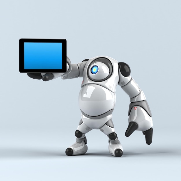 Big robot 3D Illustration