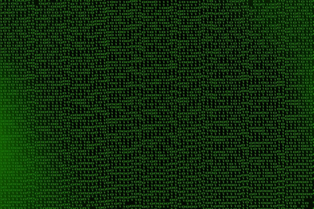 Binary code as digital technology background