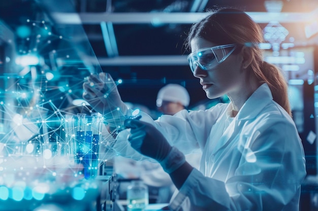 Biyoteknoloji üzerinde çalışanlar, laboratuvarda AI öğrenirken ve kullanırken AI fütüristik yöntemini kullanıyorlar
