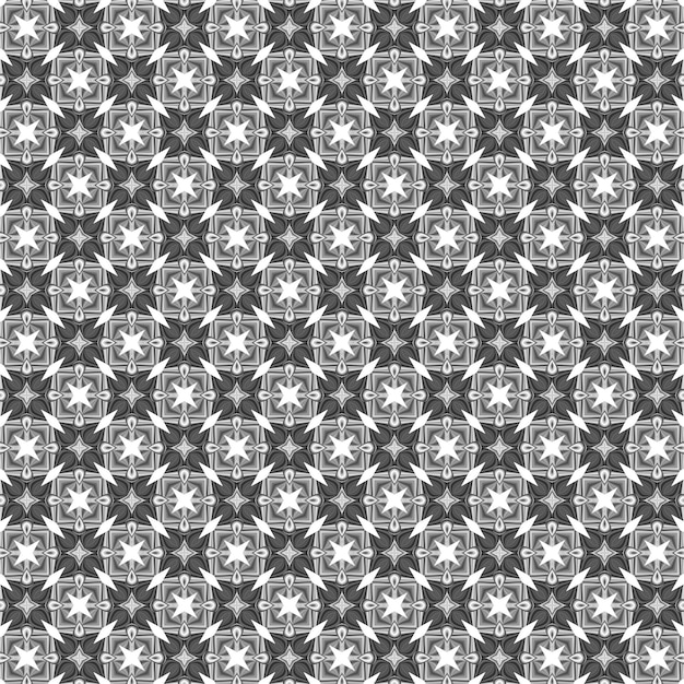 Black and white pattern with a flower. seamless pattern with a flower. black and white pattern with a flower. vector illustration.