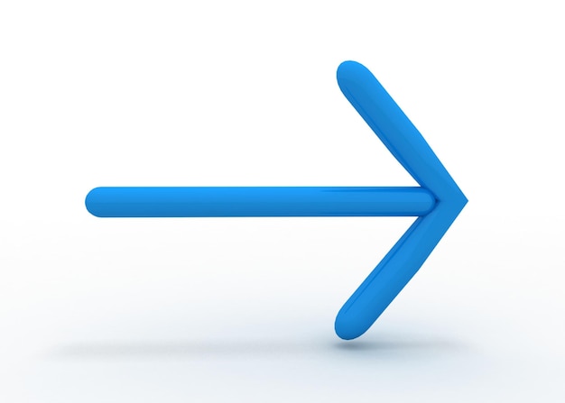 Blue arrow