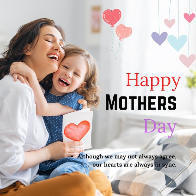 blue modern happy mothers day instagram post 1
