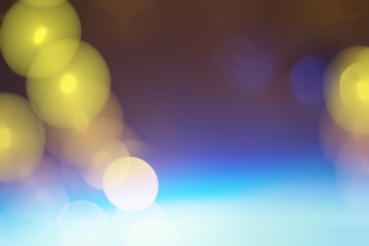 Fotoğraf bulanık bokeh arka planı katman overlay için arka planda soyut bokeh daireleri