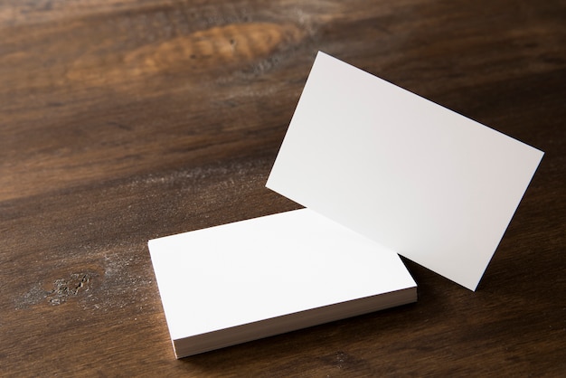 business card presentation concept