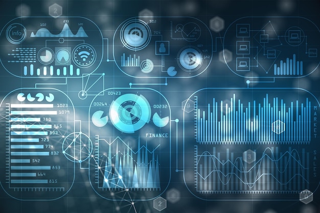 Business interface background