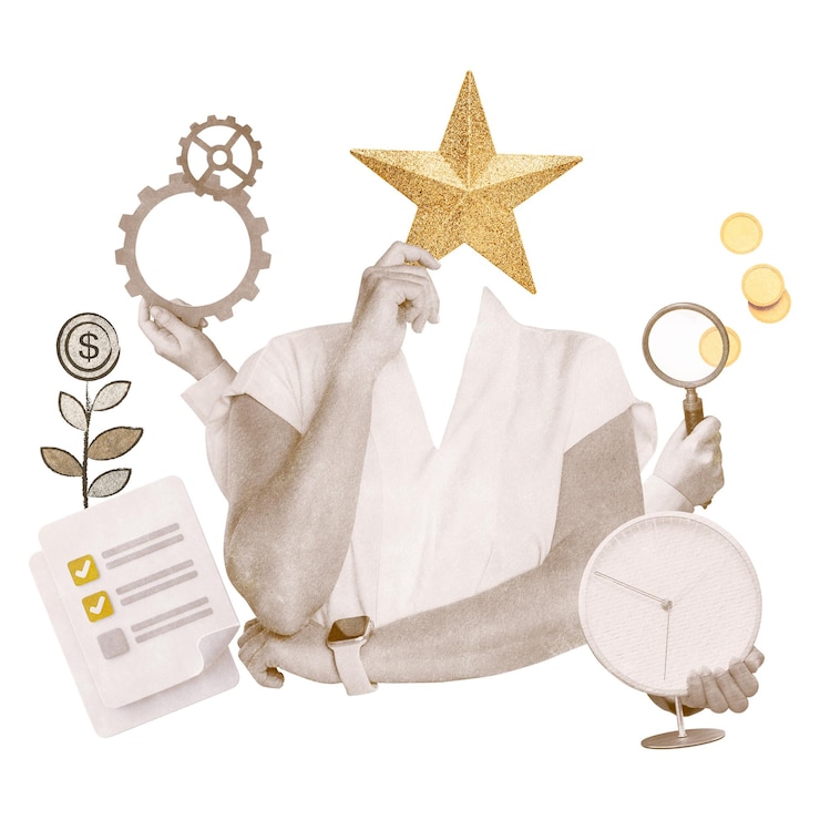 Fotoğraf business management manager png sticker remixed media transparent background
