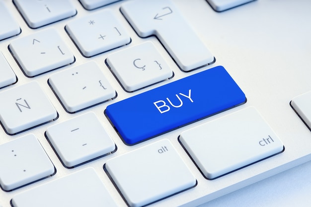 Buy Word on blue computer Keyboard Key