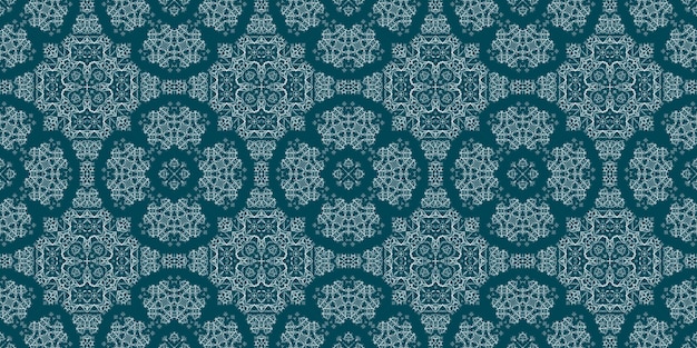 Christmas seamless pattern Christmas background banner blue Frost pattern Happy New Year