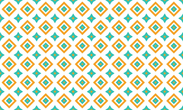 Citrus Splash Geometric Shapes Seamless Pattern for Wallpaper Background