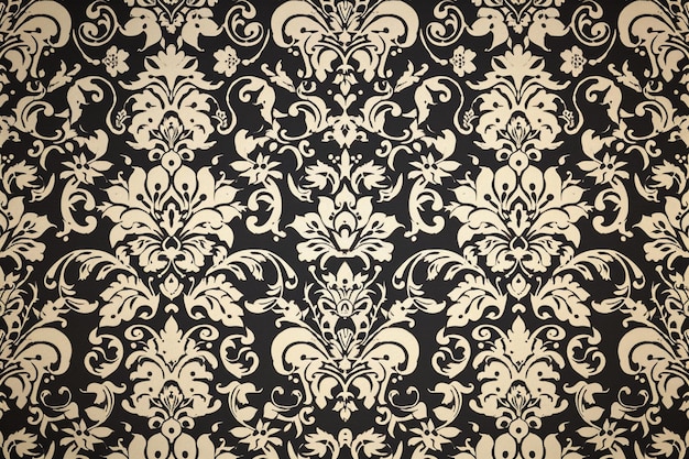 classical luxury old fashioned damask pattern