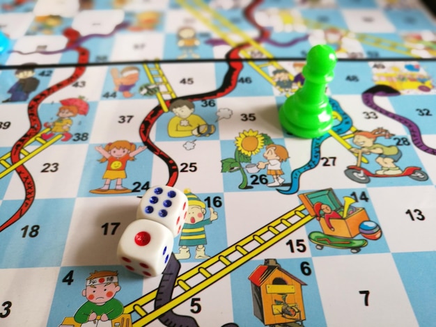 Close-up high angle view of toys
